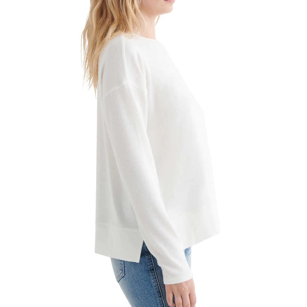Lucky Brand Women’s Soft‎ Cloud Jersey Lightweight Sweater Cozy Crewneck Top - Picture 3 of 10